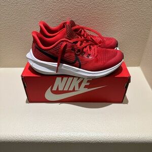 Nike Air Zoom Pegasus 39 Red Black Running Shoes Sneakers Youth 4.5Y